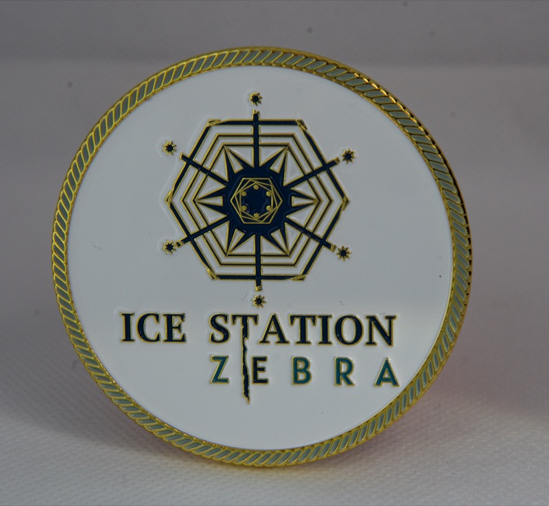 Ice Station Zebra signature challenge coin
