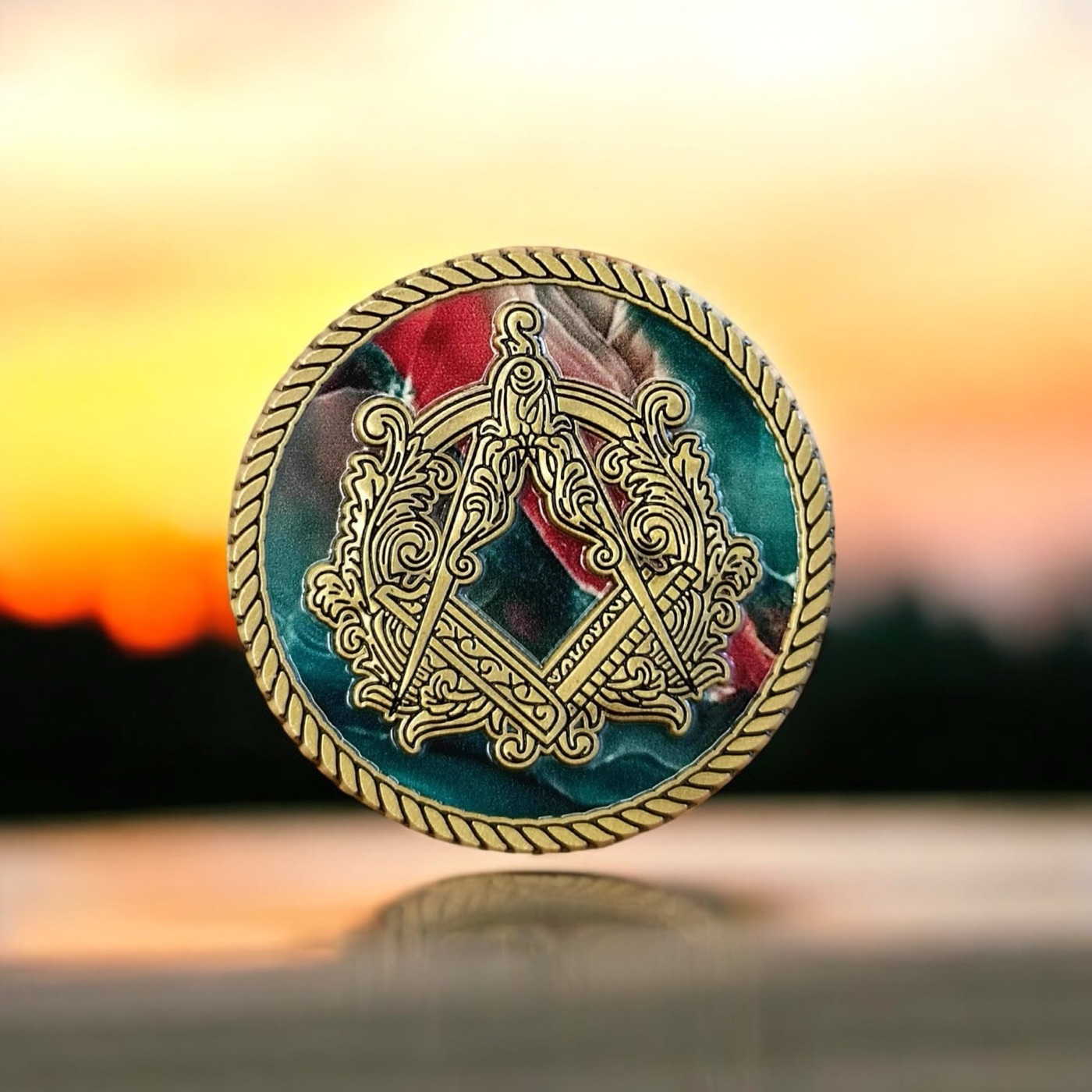 Masonic and fraternal challenge coins