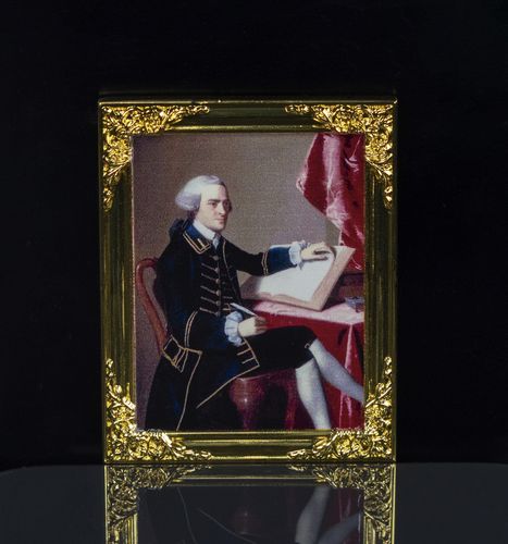 Historical figure portrait coin