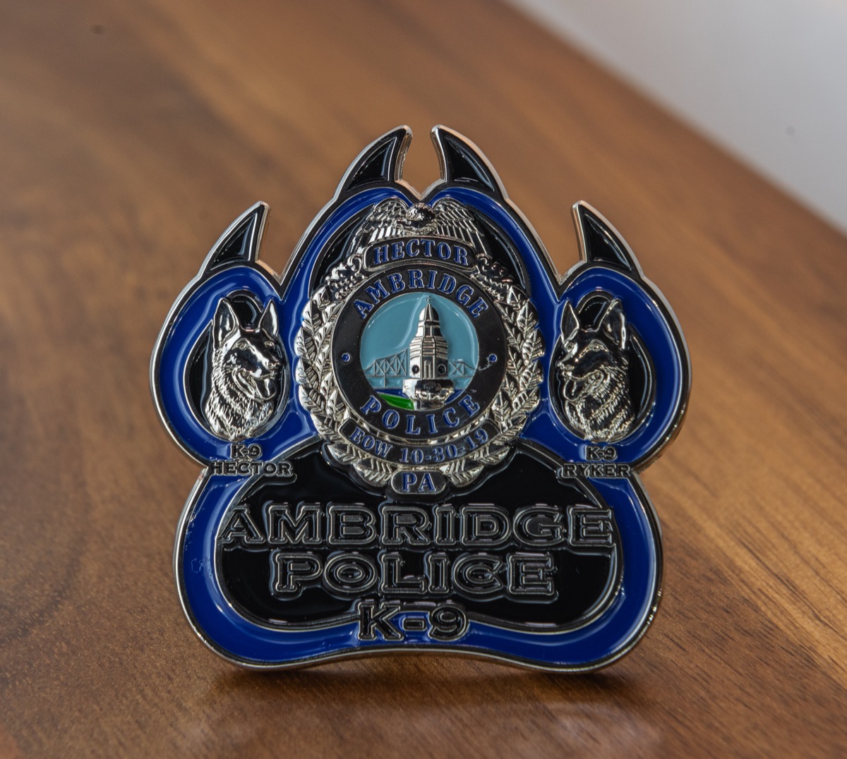 Ambridge Police K-9 Unit Coin